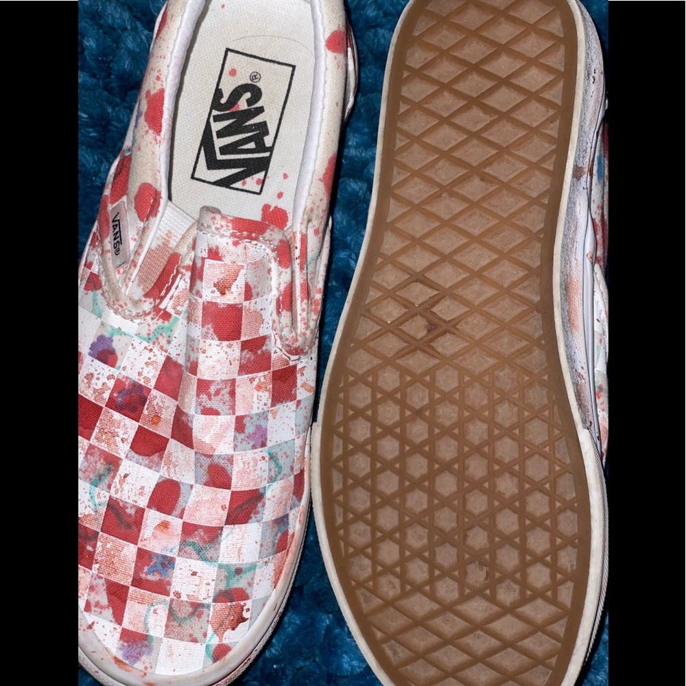 Vans women size 6 used once for a costume.